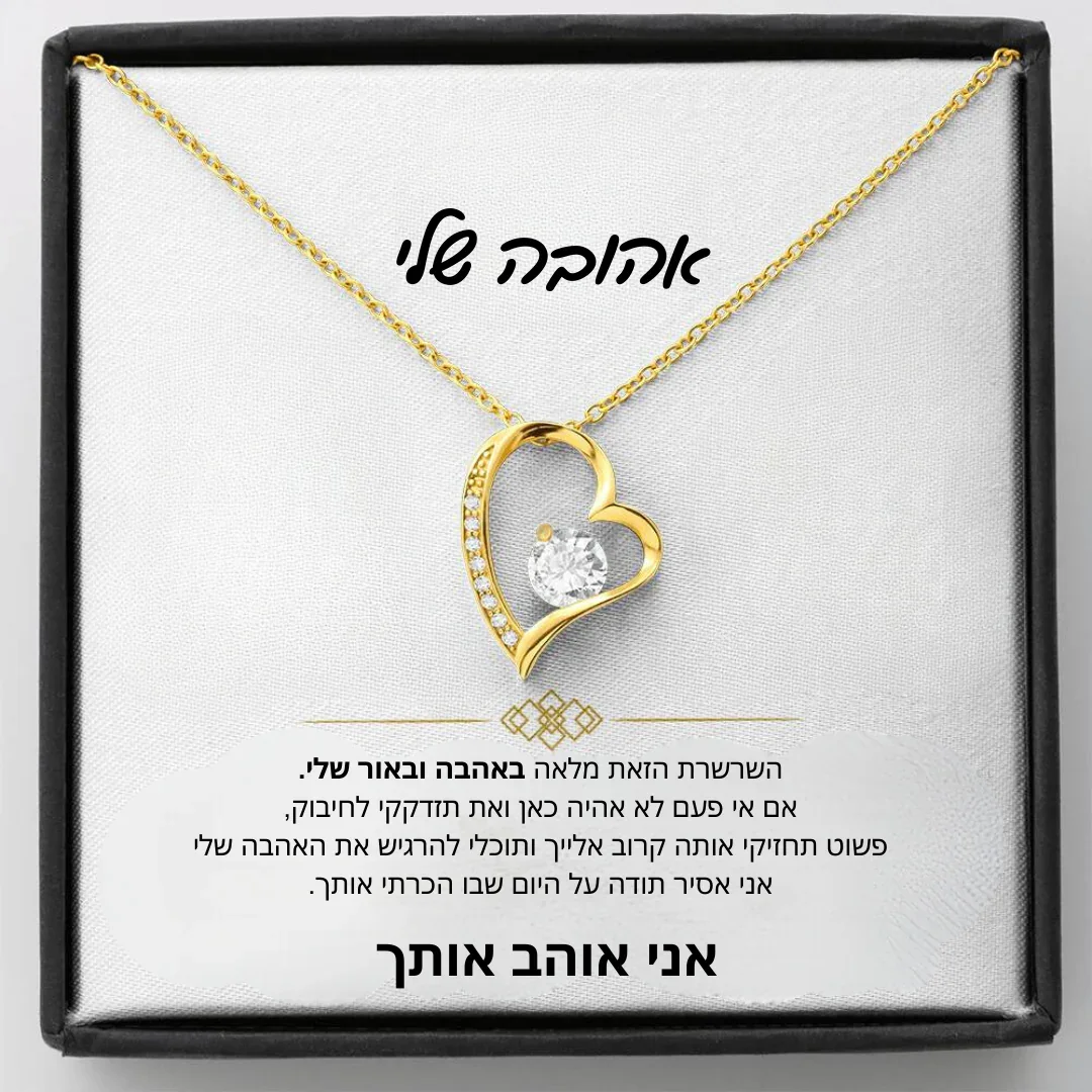 Gift for a woman My Love Heart Necklace Wife Soulmate Gifts Women Birthday Christmas Gift Fashion Jewelry With Box שרשרת - Image 2