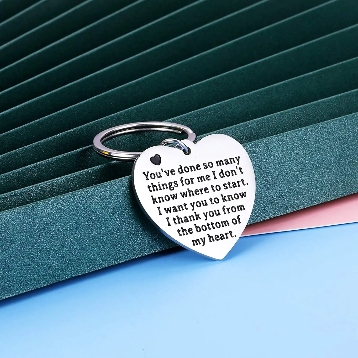 Thank You Gift Keychain Office Appreciation Gifts for Coworker Boss Family Gift for Mom Dad Friendship for Best Friend - Image 5
