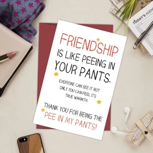 1PC Creative Card,Funny Birthday Cards To Give To Your Best Friend, This Is A Funny Birthday Gift For Him,Personalised Gift Card