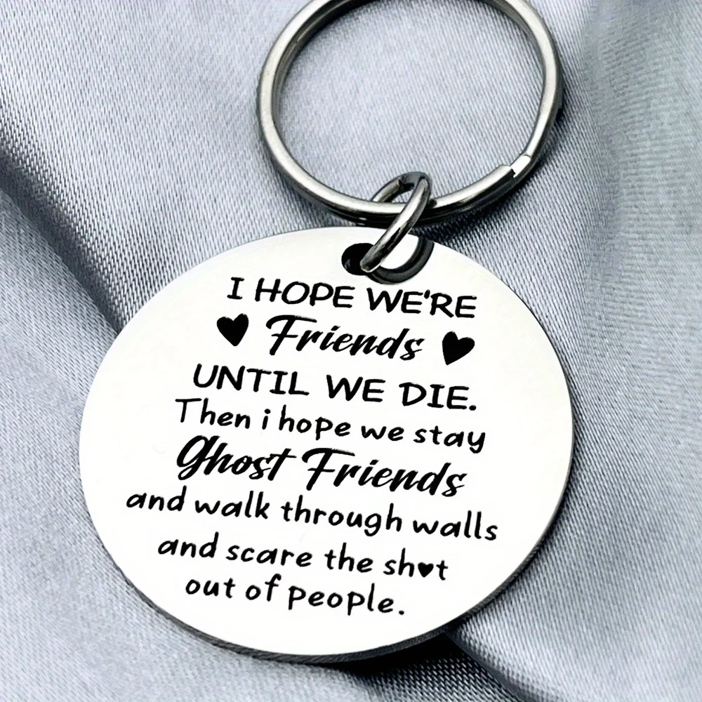 Friend Keychains for Women Men Friendship Gifts for Soul Sister Bestie Gifts for Best Friend Birthday Gifts Keychain - Image 3