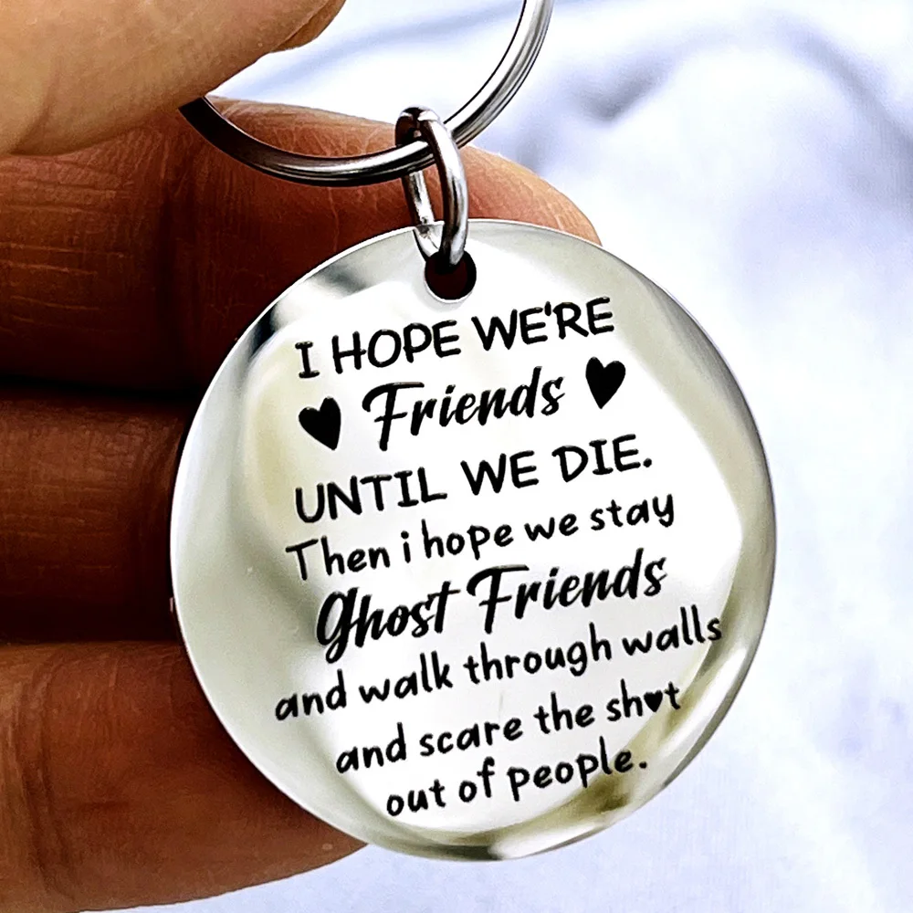 Friend Keychains for Women Men Friendship Gifts for Soul Sister Bestie Gifts for Best Friend Birthday Gifts Keychain - Image 2