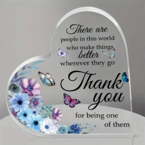 Appreciation Gifts For Teacher Thank You Gifts For Coworker Acrylic Heart Keepsake For Women Boss Director Grateful Gifts 