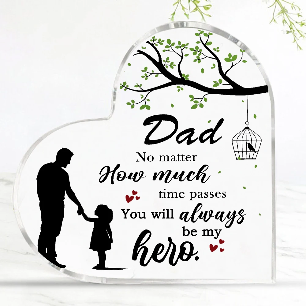 Father's Day Gift From Daughter – Laser Engraved Acrylic Plaque | Sentimental Keepsake for Dad, Birthday,Anniversary Home Office - Image 7