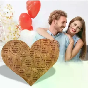 20 Reasons Why I Love You Puzzle Engraved Love Gift Home Decor Sentimental Gifts Personalized Mother's Day Valentine Day Gift