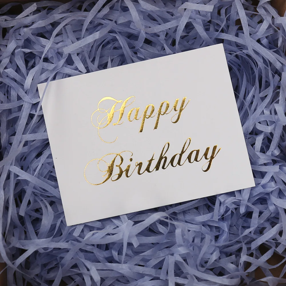 50pcs White Thank You Card Happy Birthday Gift Cards Wedding Baby Shower Christmas Packaging Decorations Festive Party Supplies - Image 6