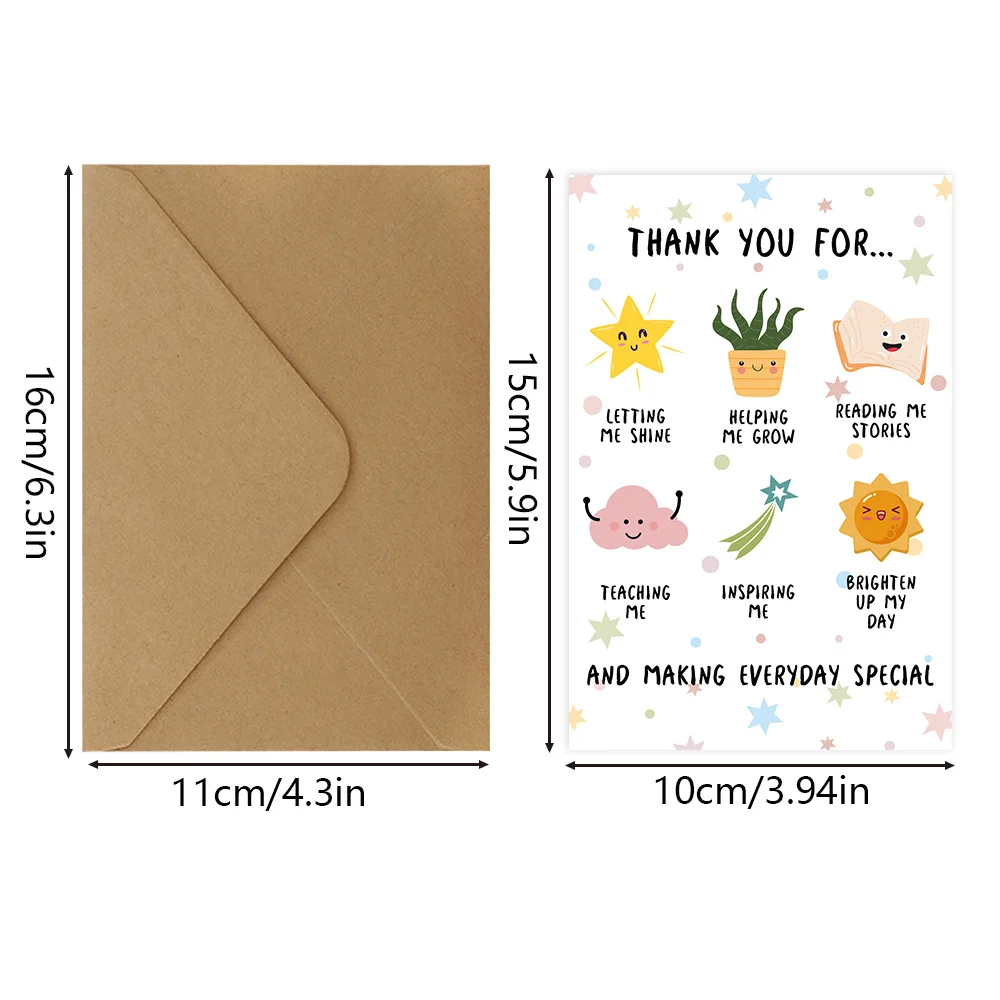 Cute Thank You Card For Teachers, Great Teacher Appreciation Gifts For Men Women, Best Teacher Appreciation Gift IdeasĀ - Image 5