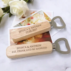 The Eternal Toast – Personalized Engraved Wooden Bottle Opener